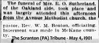 Sutherland, Mrs. R. O